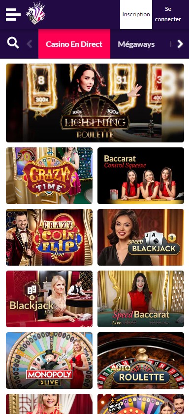 Vegas Kings Casino Mobile aperçu 2