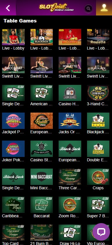 SlotJoint Casino Desktop Aperçu 1