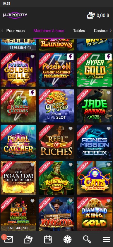 JackpotCity Casino Mobile aperçu 2