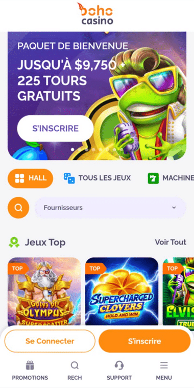 Boho Casino Mobile aperçu 2