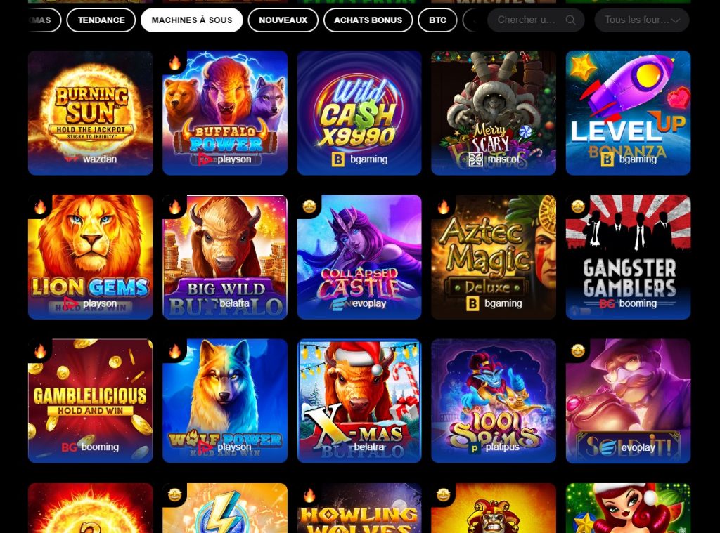 LevelUp Casino Desktop Aperçu 2