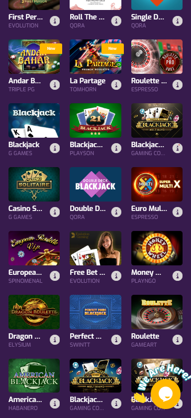 FreeSpino Casino Mobile aperçu 1