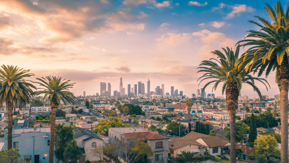 L'horizon de Los Angeles