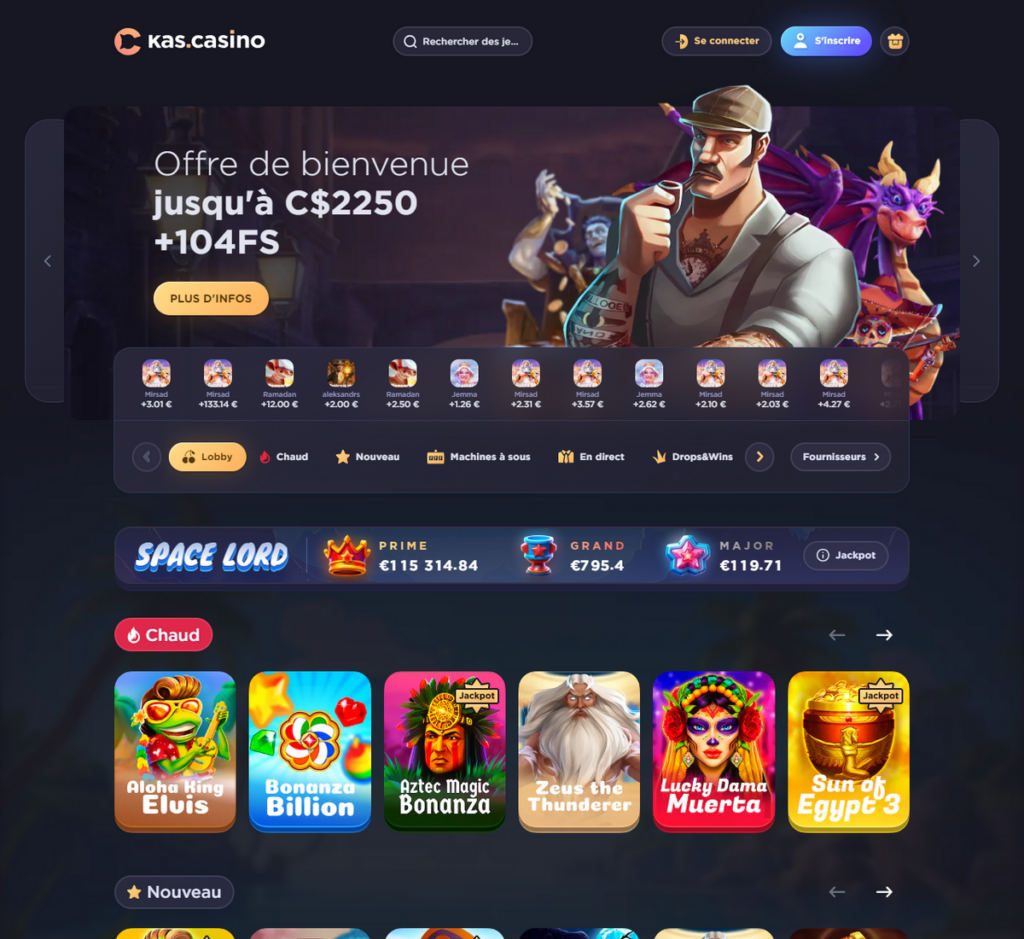 Kas.casino Desktop Aperçu 1
