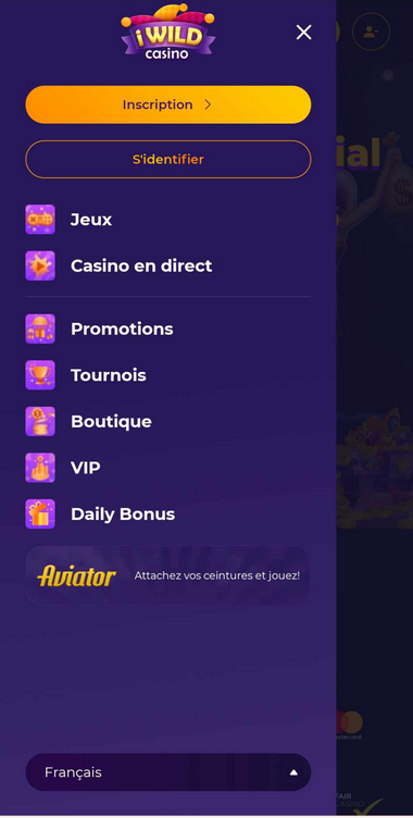 iWild Casino Mobile aperçu 1