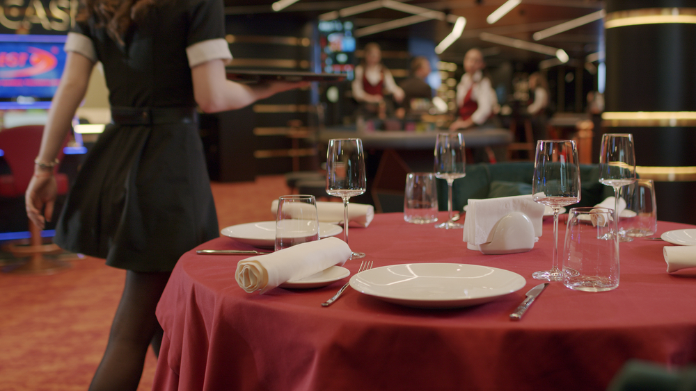  Table de restaurant de casino