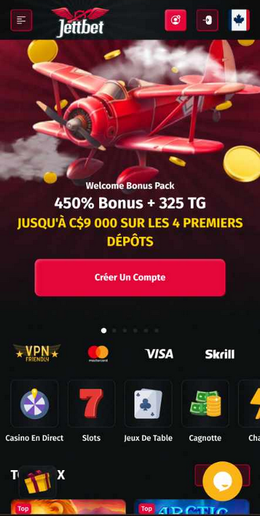 Jettbet Casino Mobile aperçu 2