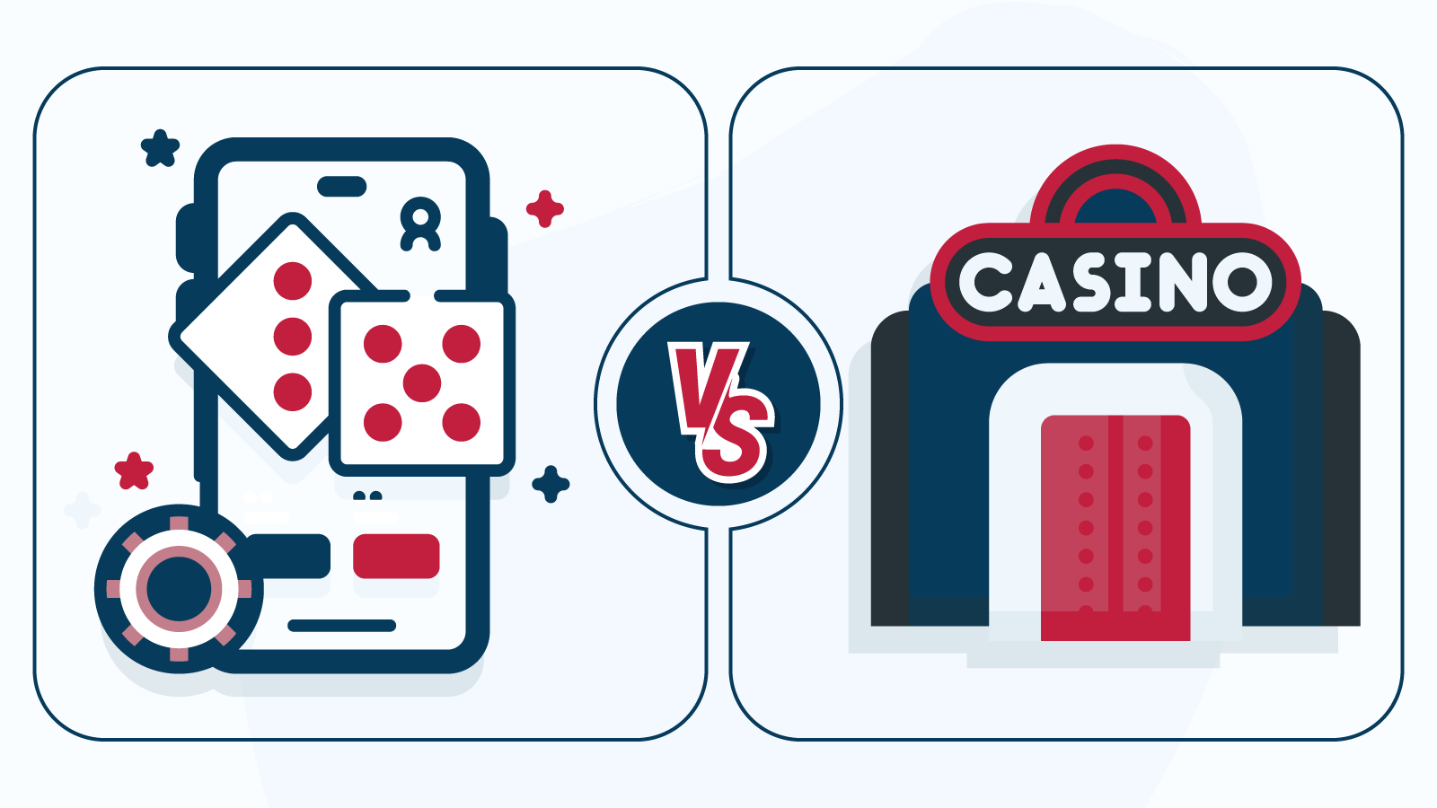 En ligne vs casinos terrestres