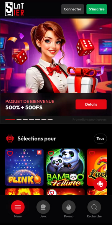 Slotier Casino Mobile aperçu 2