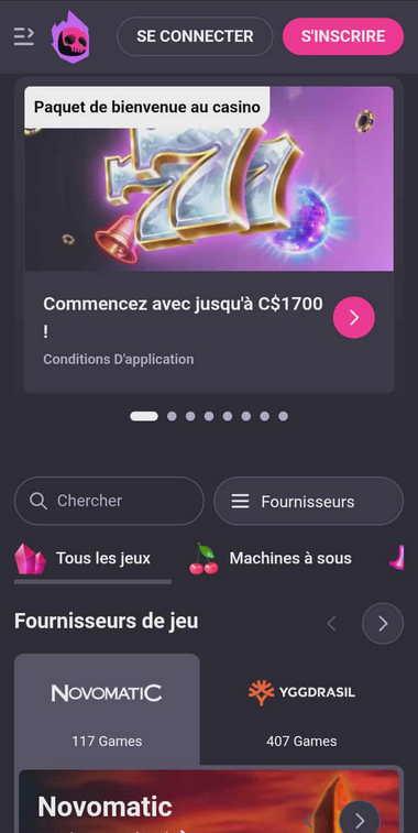 Hotloot Casino Mobile aperçu 2