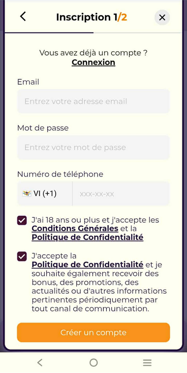 Julius Casino Registration Process Image 2