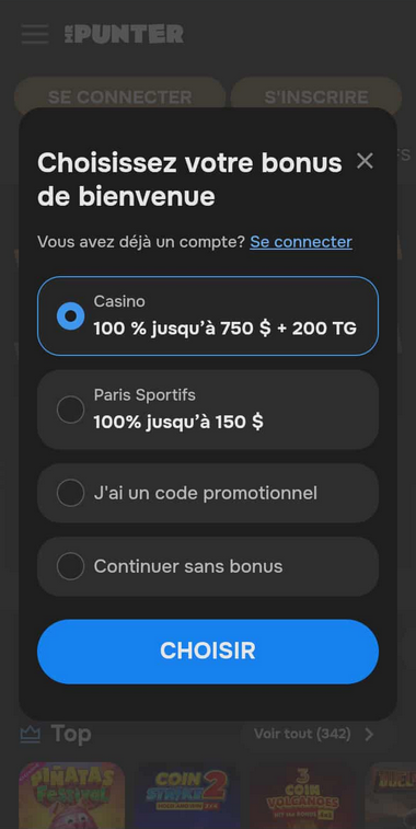 MrPunter Casino Registration Process Image 1