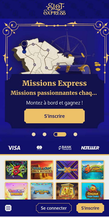 SlotExpress Casino Mobile aperçu 2
