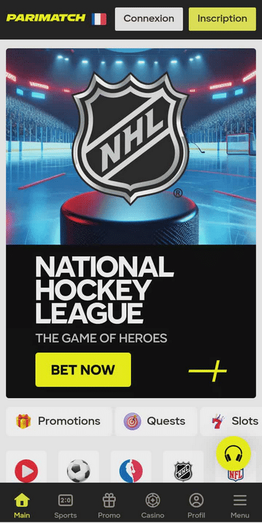 Parimatch Casino Mobile aperçu 2