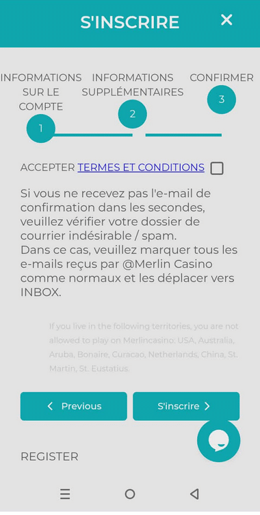 Merlin Casino Registration Process Image 3