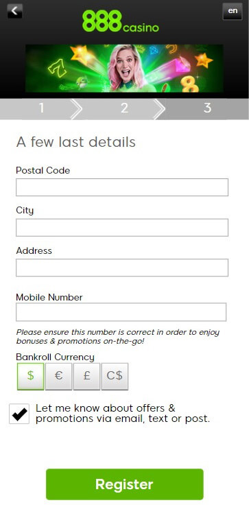 Minimum Deposit Registration Process Image 2