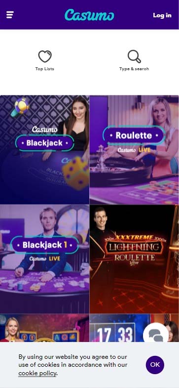 Live Dealer Sites Mobile Preview 2