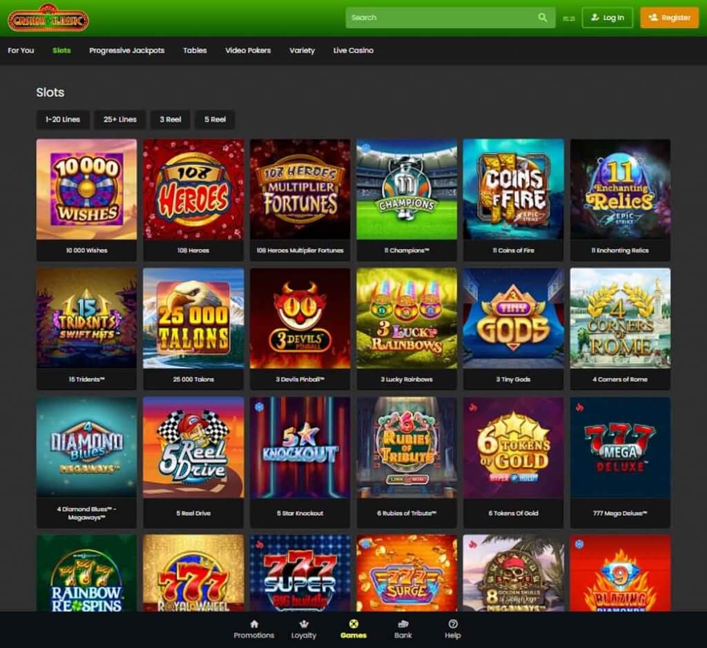 Casino Classic Ontario Desktop Preview 2
