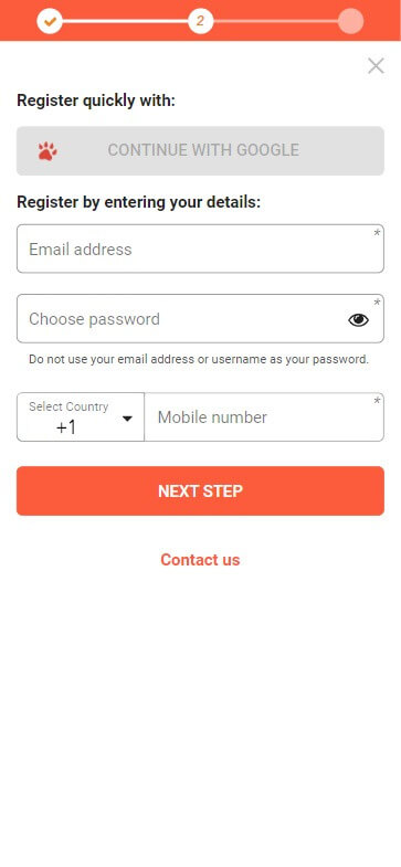 Minimum Deposit Registration Process Image 3