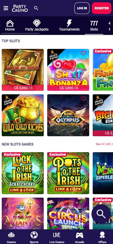 Ottawa Online Casinos Mobile Preview 1