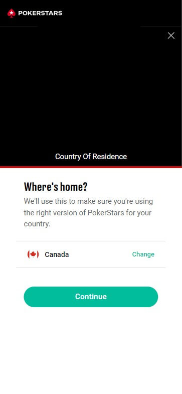 PokerStars Casino Ontario Registration Process Image 1
