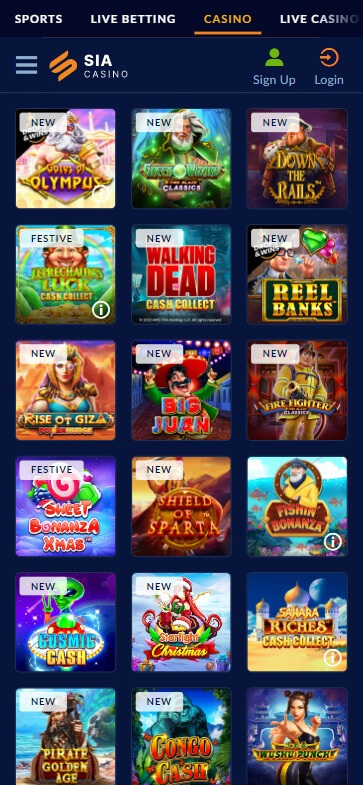 SIA Casino Ontario Mobile Preview 1