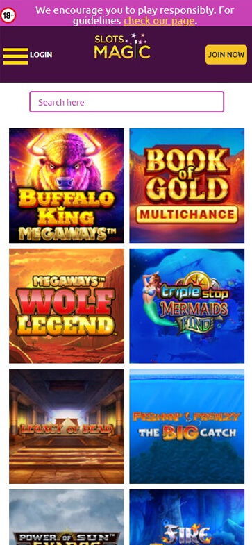 Slots Magic Casino Ontario Mobile Preview 1