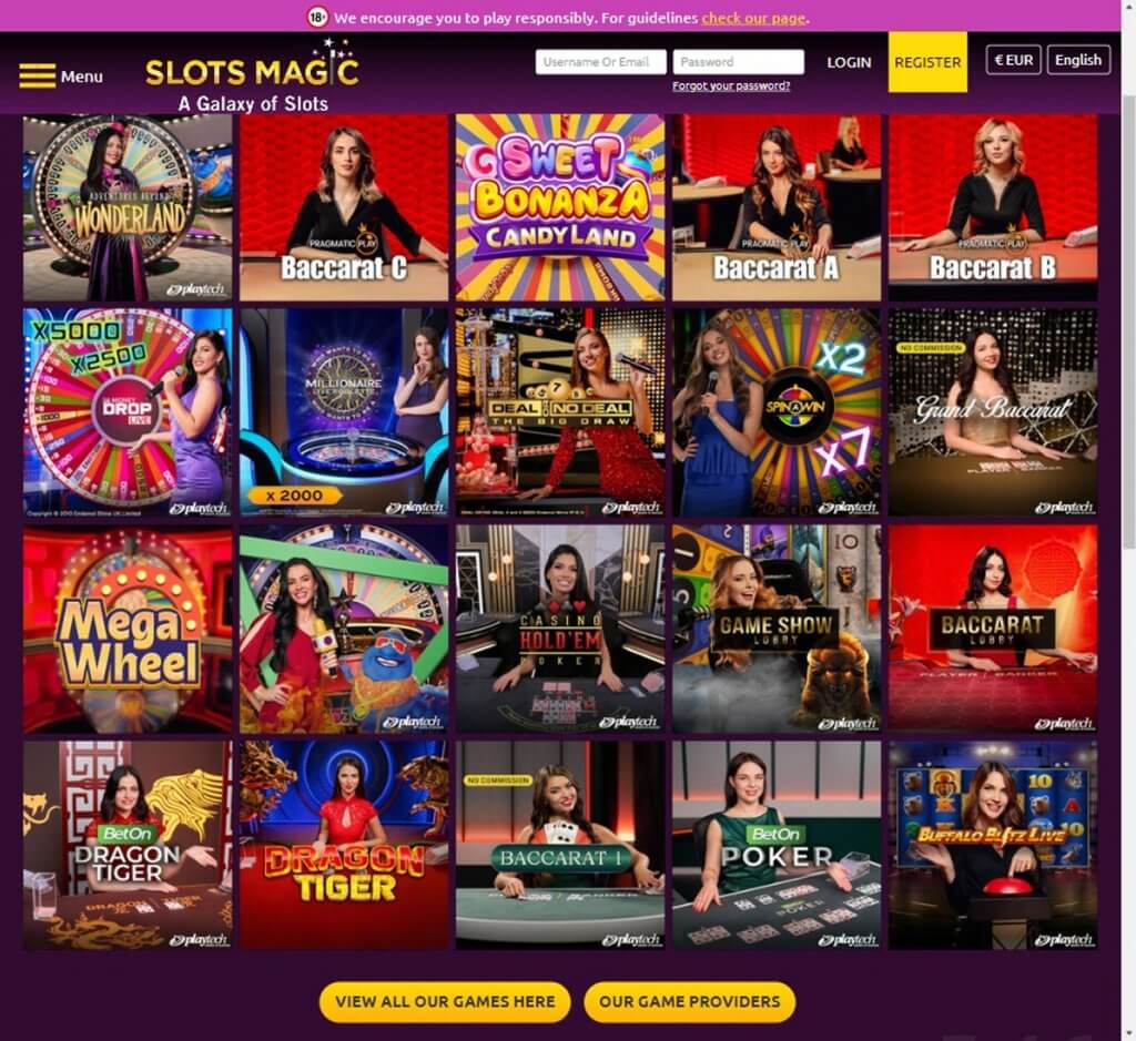 Slots Magic Casino Ontario Desktop Preview 1