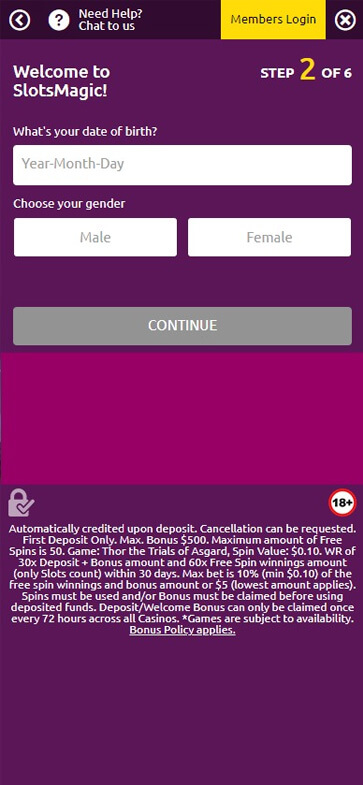 Minimum Deposit Registration Process Image 3