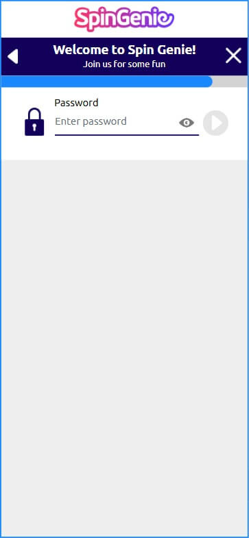 SpinGenie Casino Ontario Registration Process Image 2
