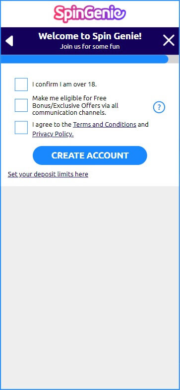 Minimum Deposit Registration Process Image 1