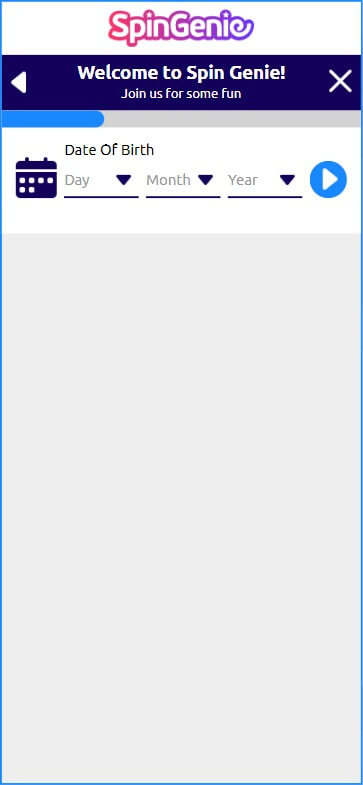 SpinGenie Casino Ontario Registration Process Image 10