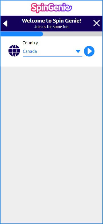 SpinGenie Casino Ontario Registration Process Image 9