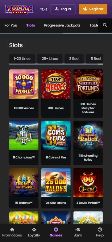 Ottawa Online Casinos Mobile Preview 1