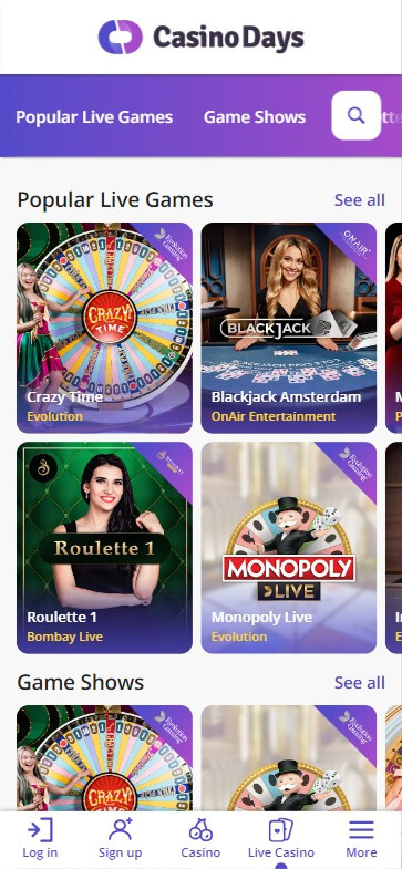 Ottawa Online Casinos Mobile Preview 2