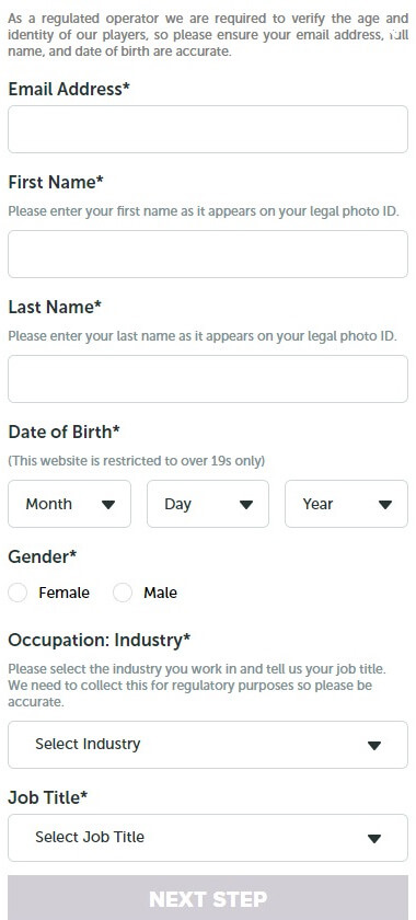 Interac Casinos Registration Process Image 3