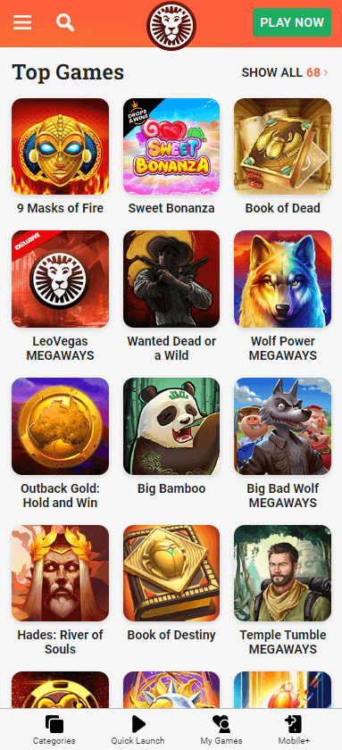 Calgary Online Casinos Mobile Preview 1