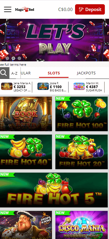 New Brunswick Online Casinos Mobile Preview 2