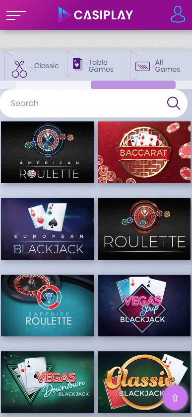 Casiplay Casino Mobile Preview 2