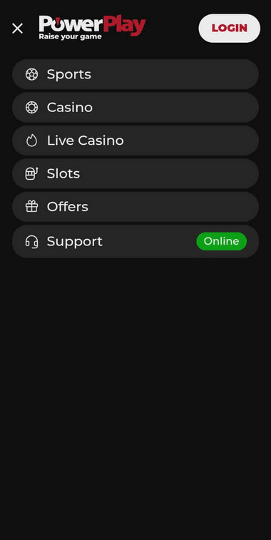 Power Play Casino Mobile Preview 1