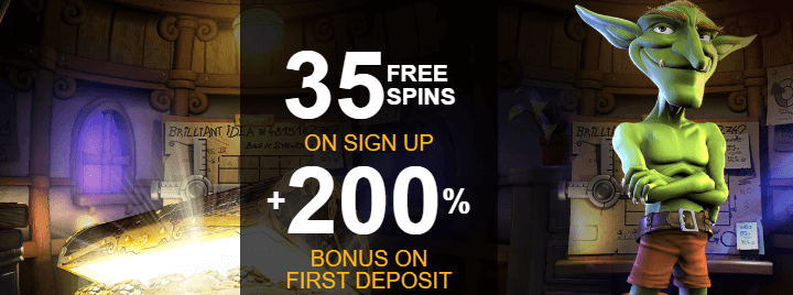 35 Free Spins No Deposit