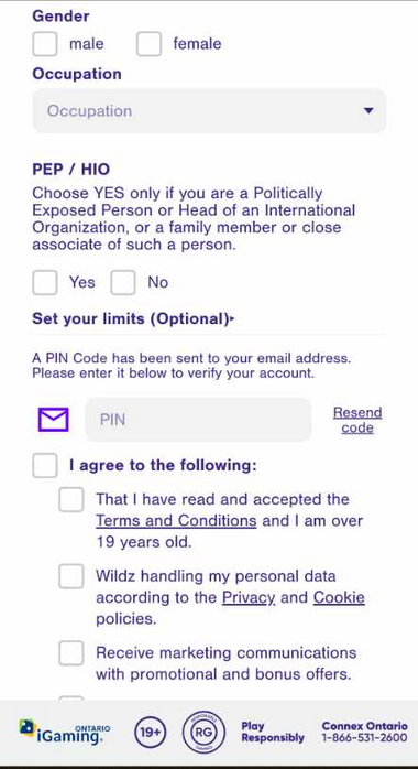 British Columbia Casinos Registration Process Image 3