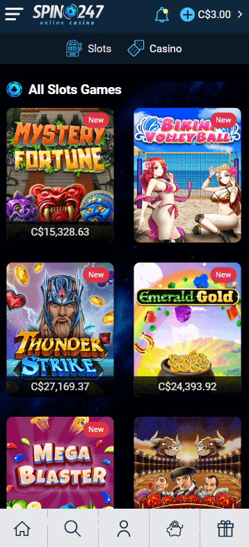 Vip Casinos Mobile Preview 1