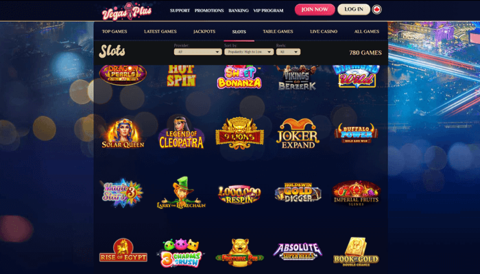 Gli elementi più importanti della Vegasplus Casino Login