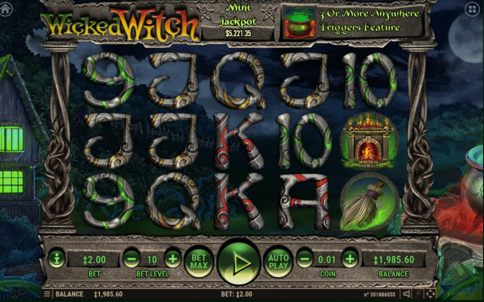 Wicked Witch No Download Slot Game