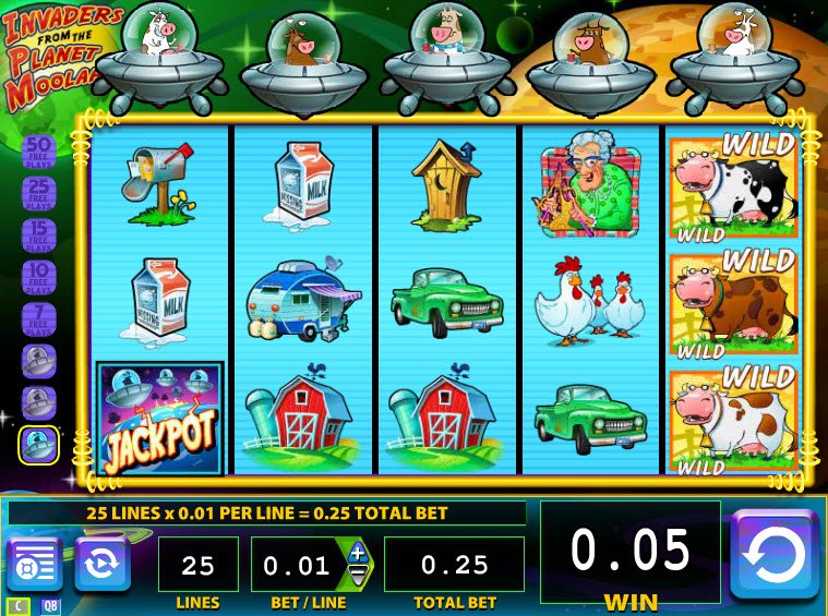 Invaders planet moolah free online