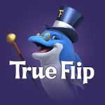 Todellinen flip -kasino -logo