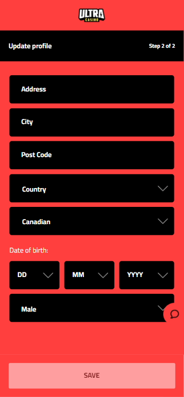 Quickspin Casinos Registration Process Image 2