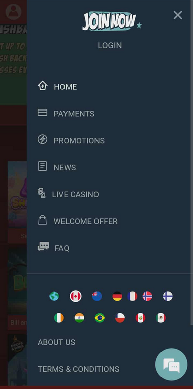 Rant Casino Mobile Preview 1