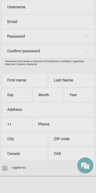 Rant Casino Registration Process Image 1